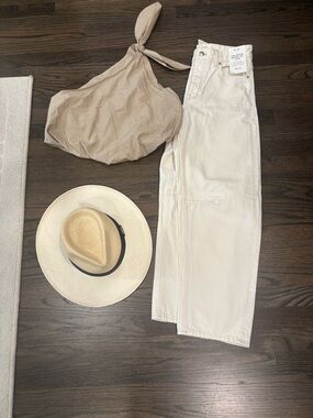 SECULAR ONE SHOULDER BUBBLE TOP